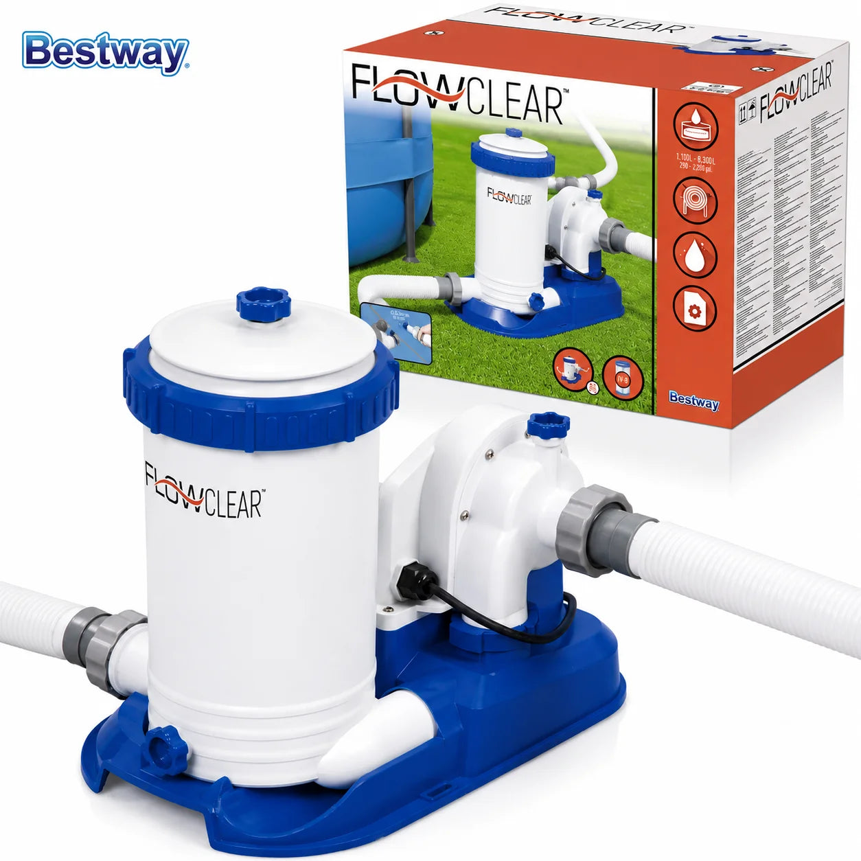 Bestway Flowclear Filter 290-2192 Gallon