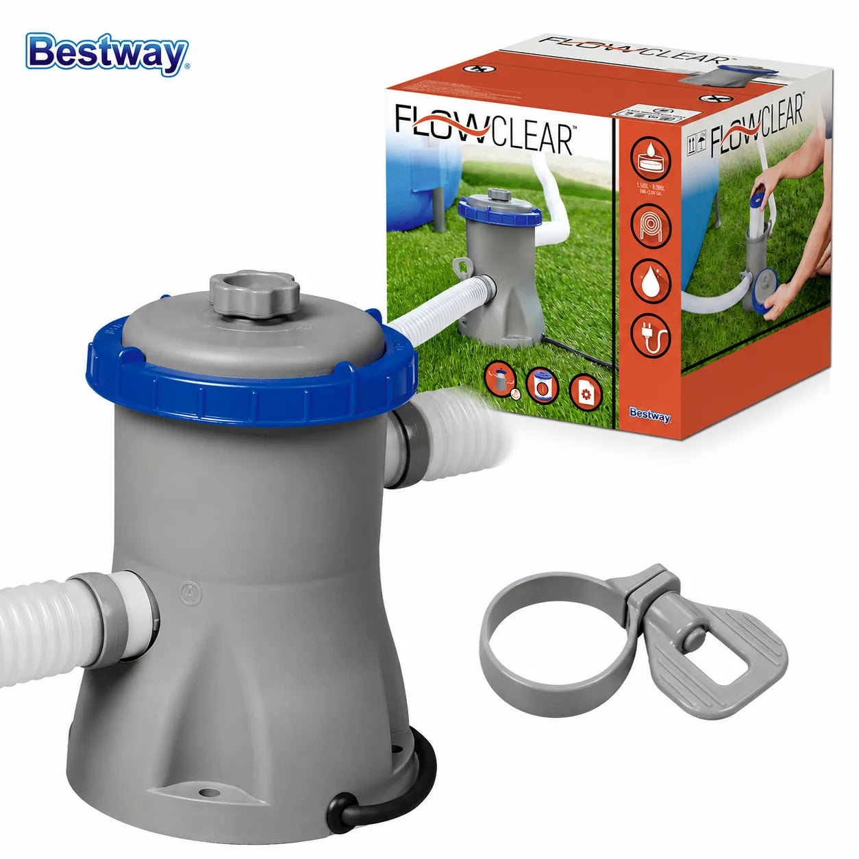 Bestway Flowclear Filter Pump 300-8400 Gallon