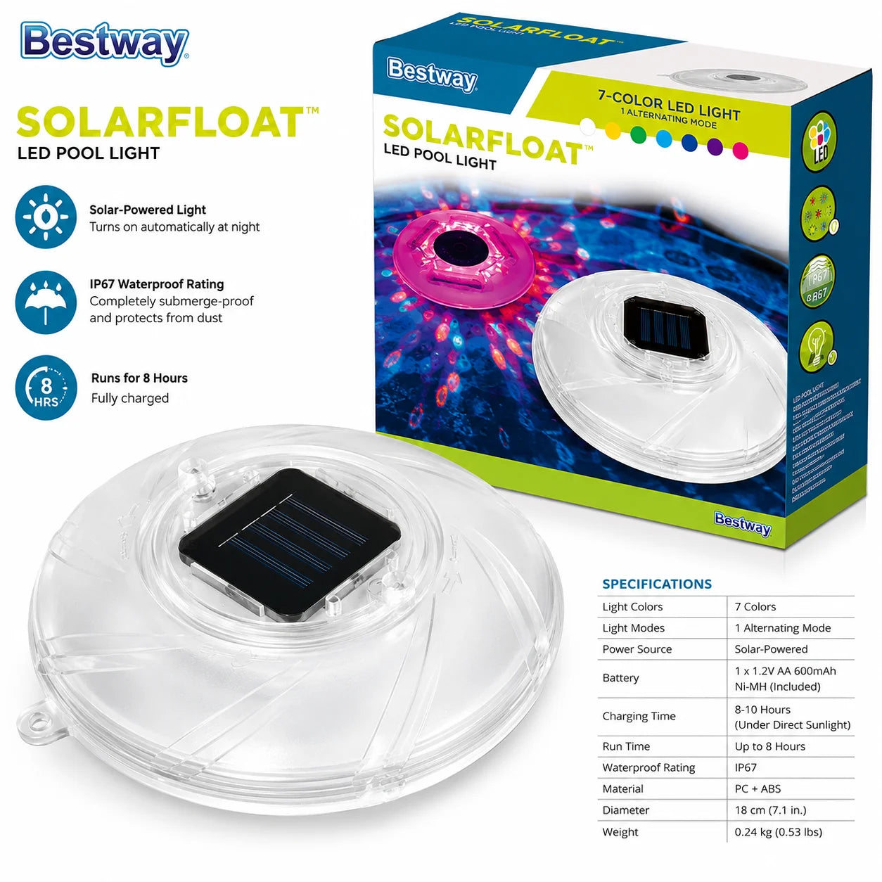 Bestway Flowclear LED Floating Pool Light