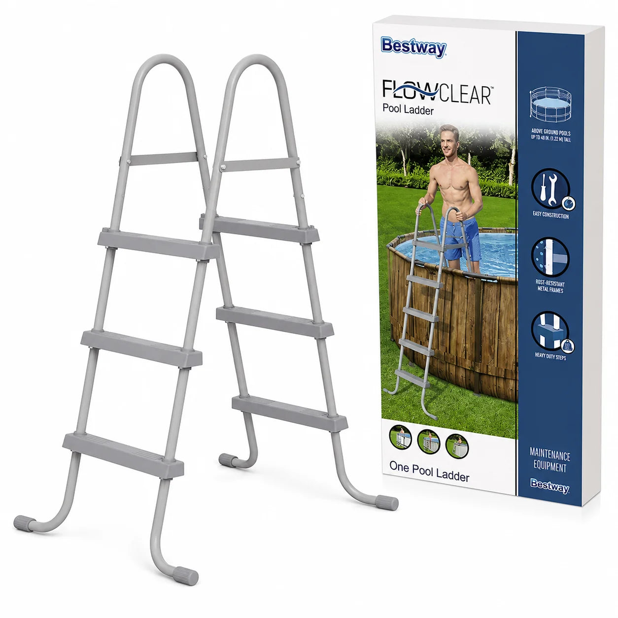 Bestway Flowclear Pool Ladder 1.22M