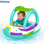Bestway Inflatable Baby Float Boat With Sun Canopy Fun
