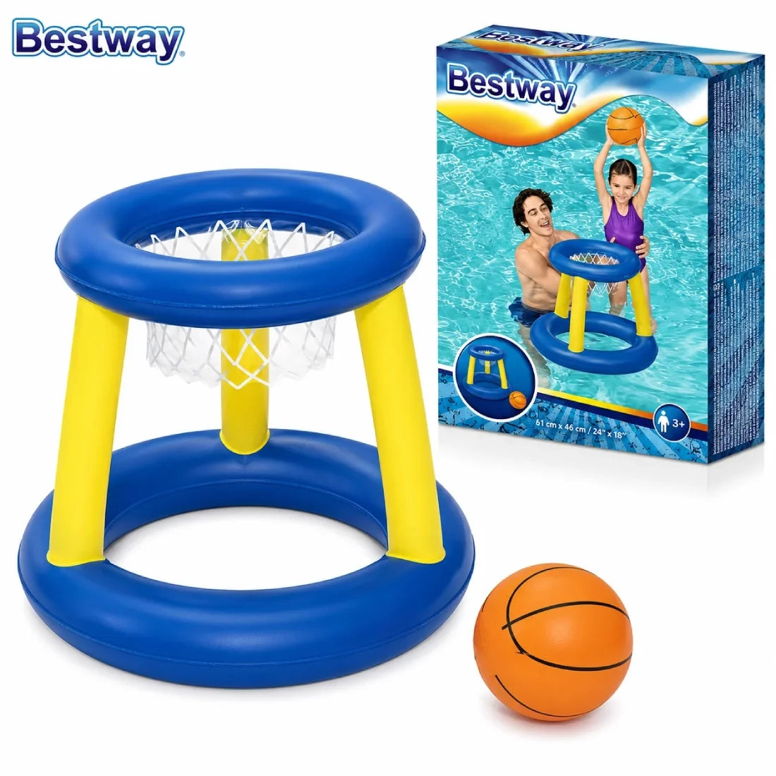 Bestway Inflatable Pool Basketball Set