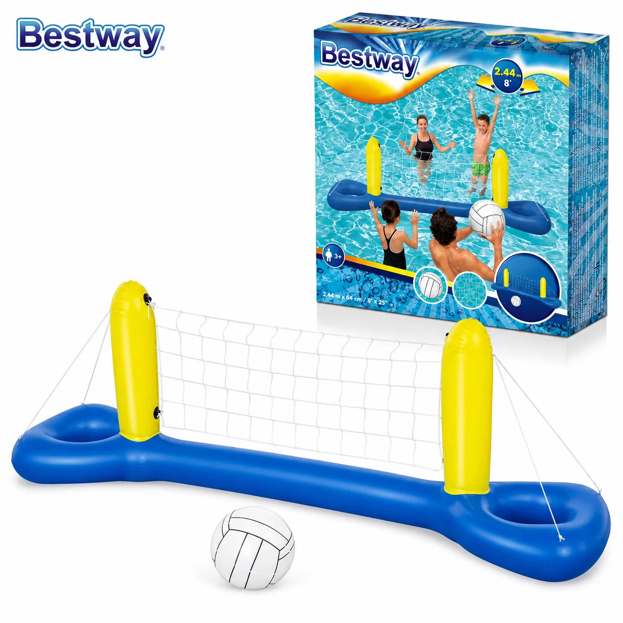 Bestway Inflatable Volleyball Set 2.44M