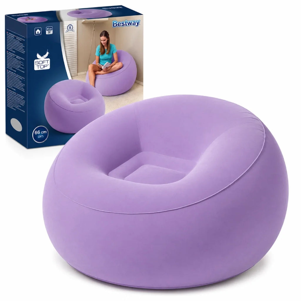 Bestway Inflate A Chair Air Chair 11211266cm Inflatable Lounge Seat