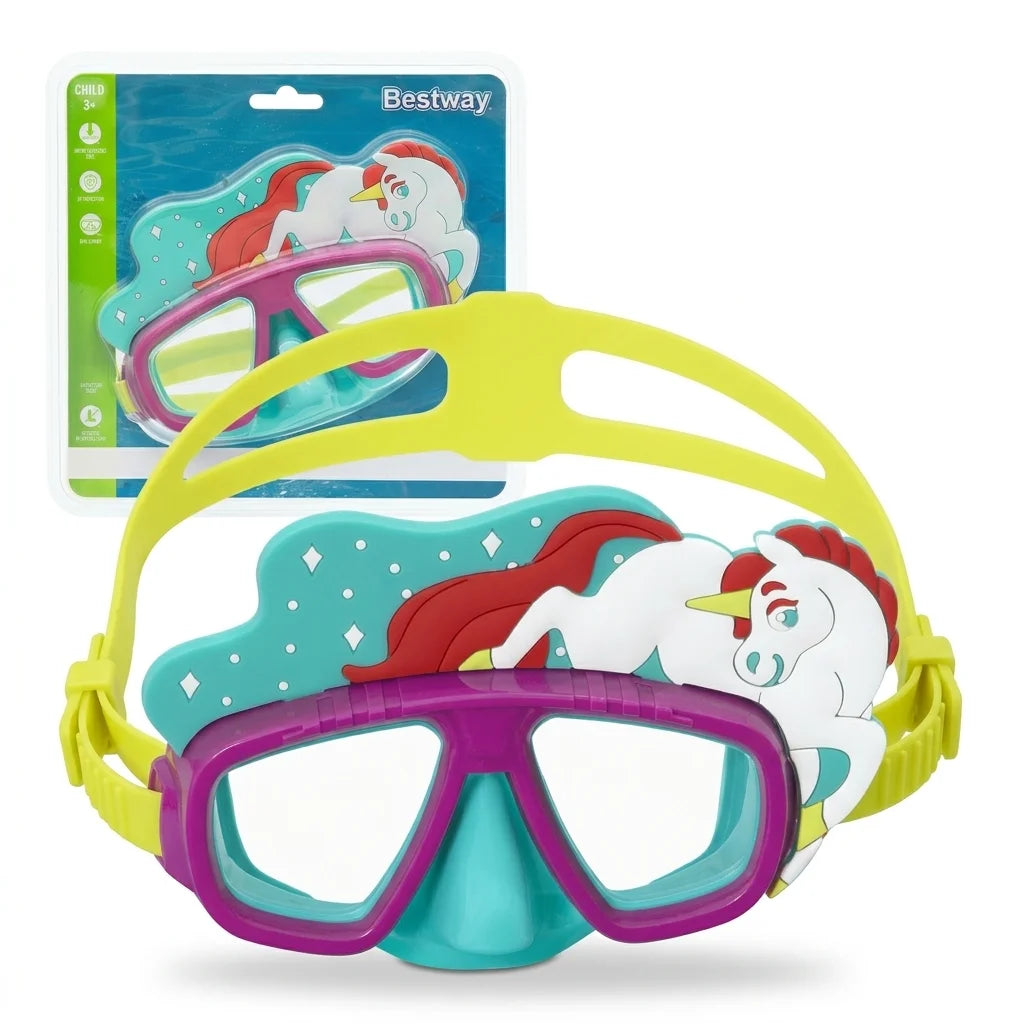 Bestway Kids Unicorn Swim Goggles Mask
