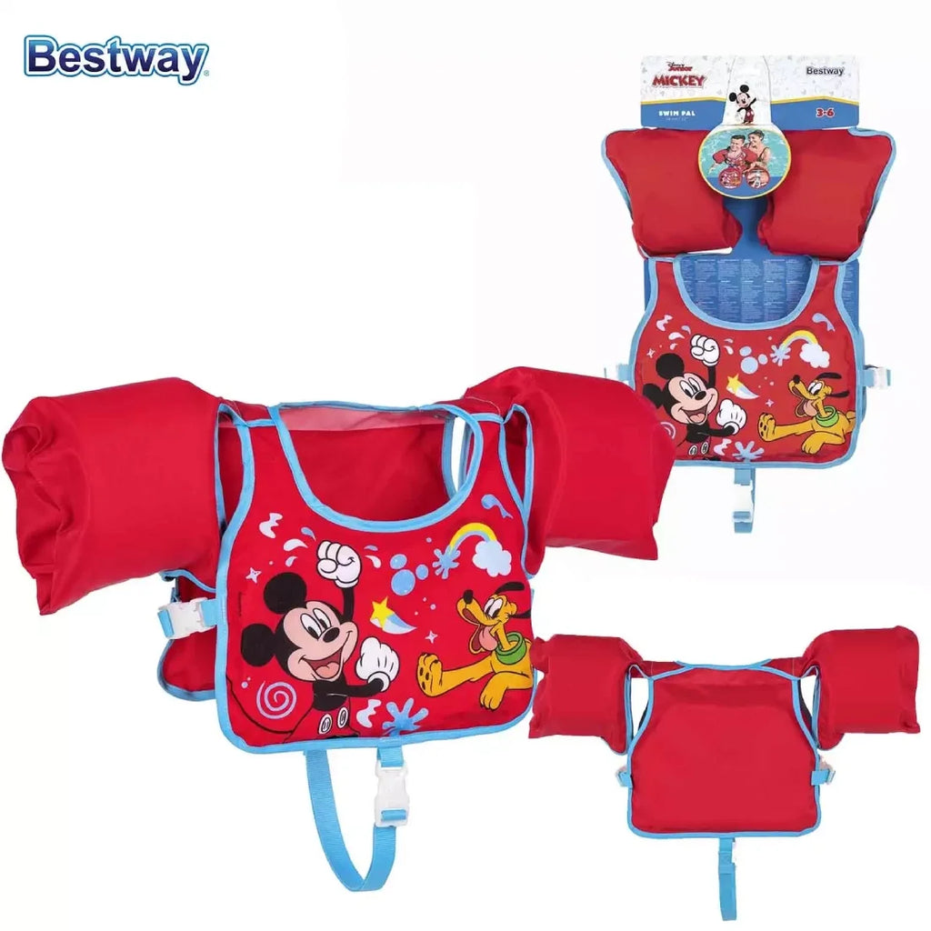 Bestway Mickey Swim Vest For Kids Pool Fun