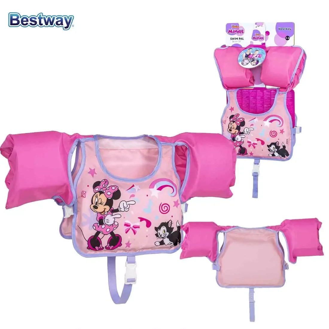 Bestway Minnie Swim Vest For Kids Pool Fun