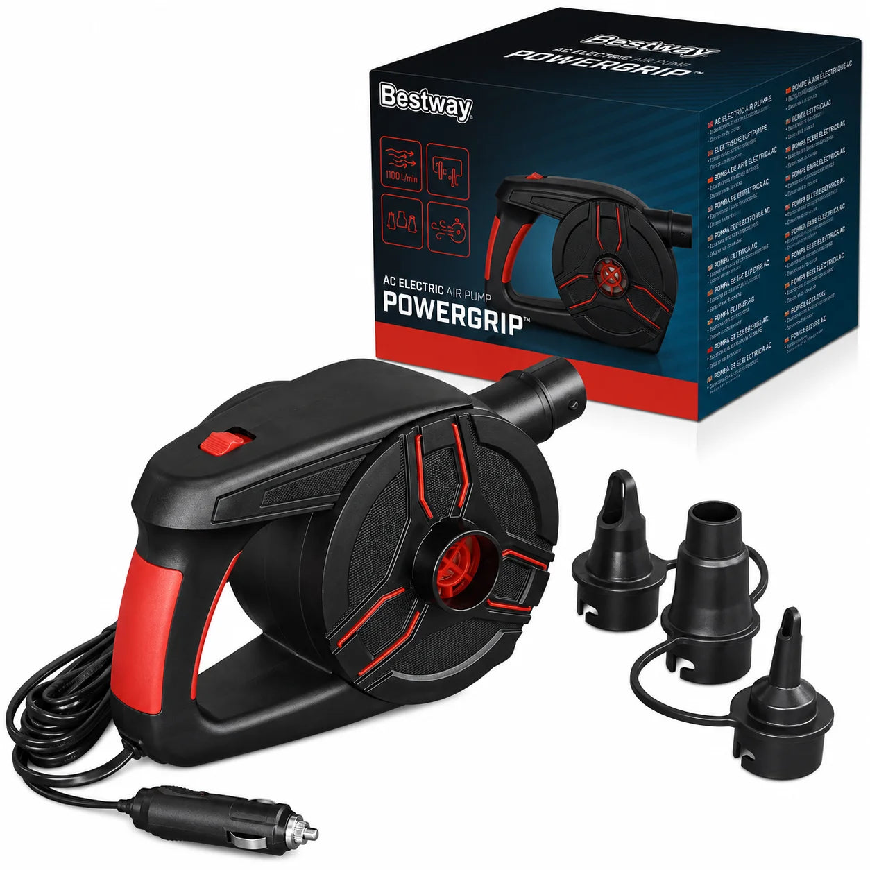 Bestway PowerGrip AC Electric Air Pump 1100L/Min