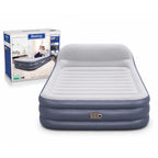 Bestway Queen Air Mattress With Headboard 22615284cm Built In Ac Pump
