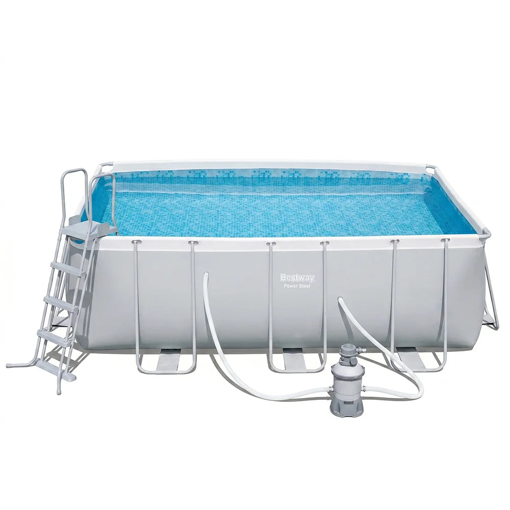 Bestway Rectangular Pool Set 4.12M X 2.01M X 1.22M