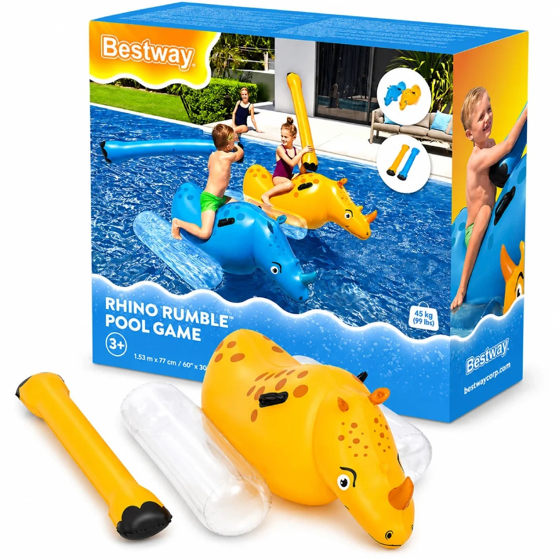 Bestway Rhino Rumble Inflatable Pool Game Set