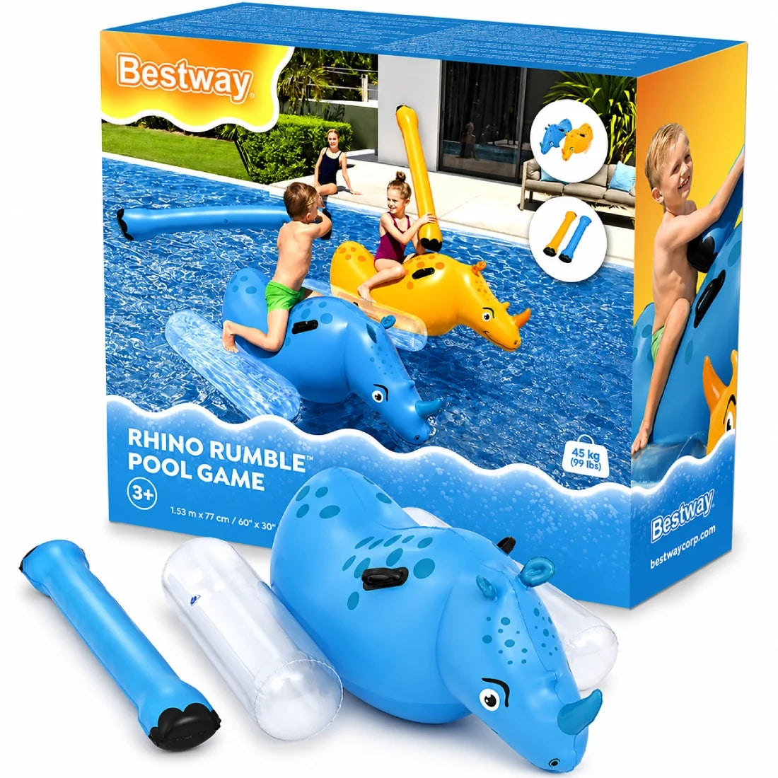 Bestway Rhino Rumble Inflatable Pool Game Set