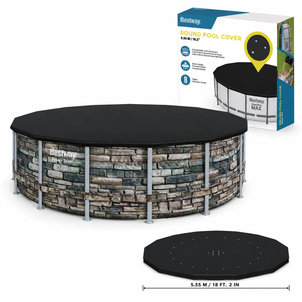 Bestway Round Pool Cover 5.55M