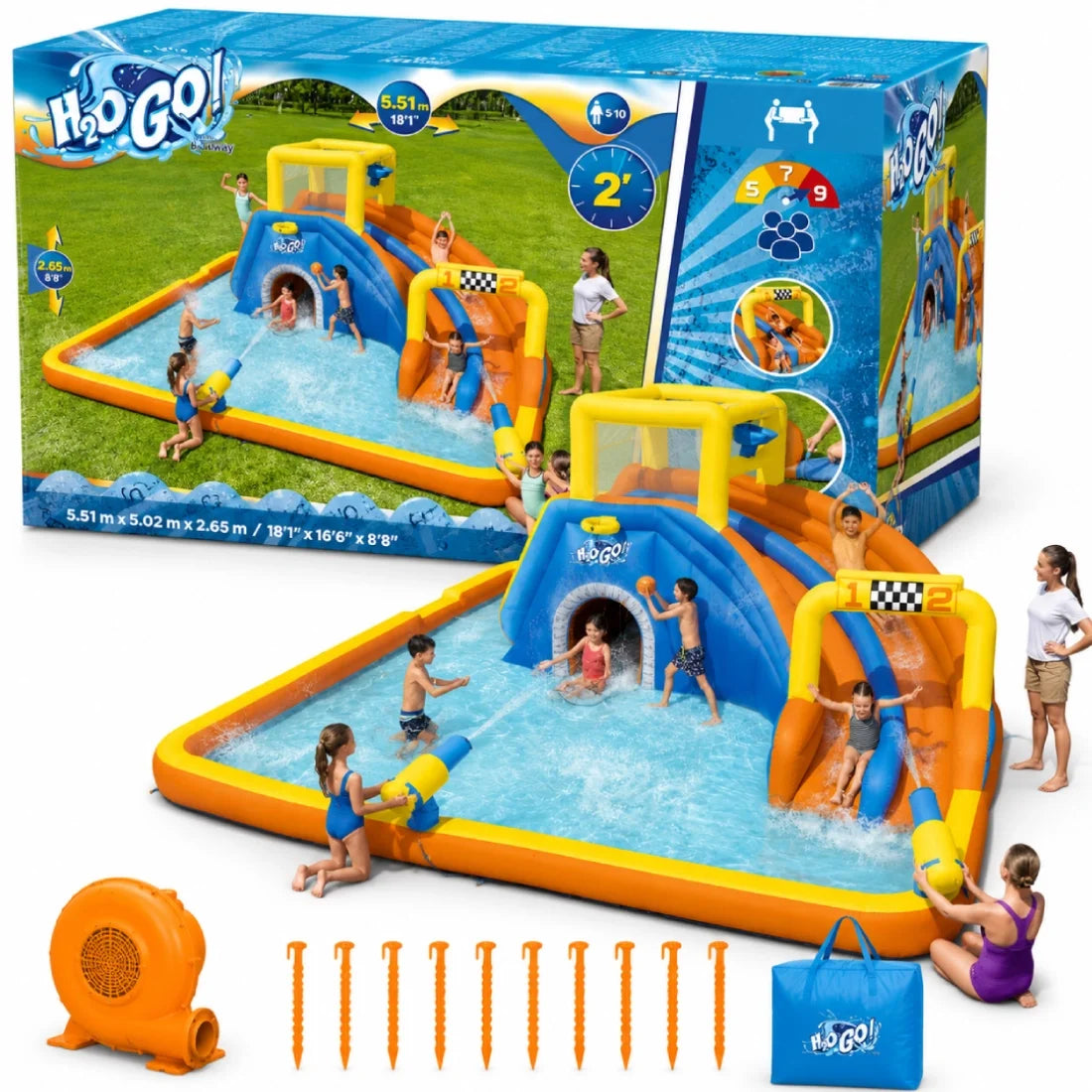 Bestway Super Speedway Mega Inflatable Water Park