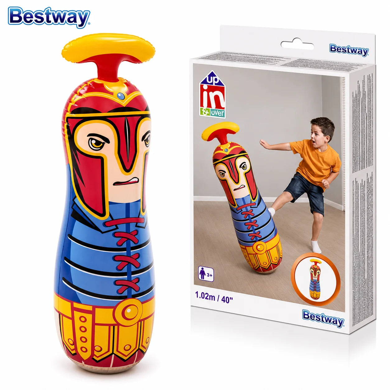 Bestway Warrior Bop Bag 1.02M Assorted