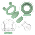 Haakaa Feed n Freeze - Blush Feeder + Mini Nibble Tray