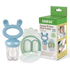 Haakaa Feed n Freeze - Sky Blue Feeder + Mini Nibble Tray