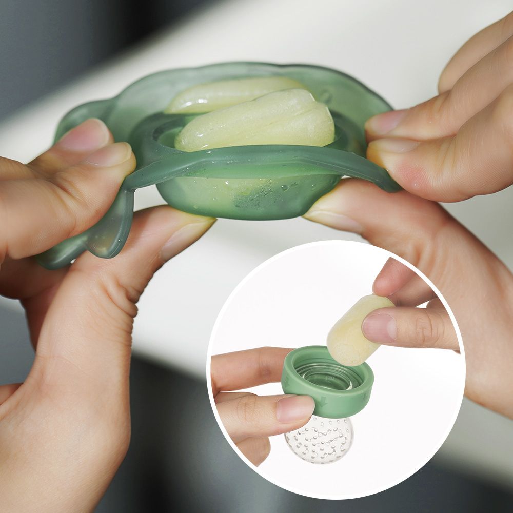 Haakaa Feed n Freeze - Lavender  Feeder + Mini Nibble Tray