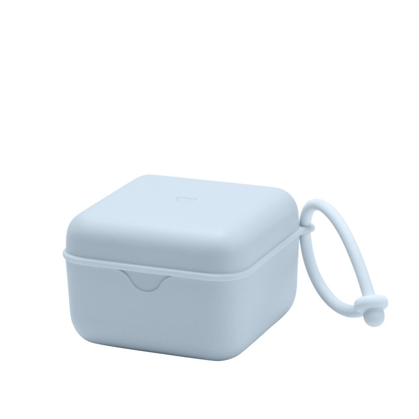 Bibs Pacifier Box Baby Blue
