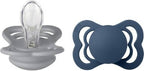 Bibs Supreme 2 Pack Silicone S2 Cloud Steel Blue