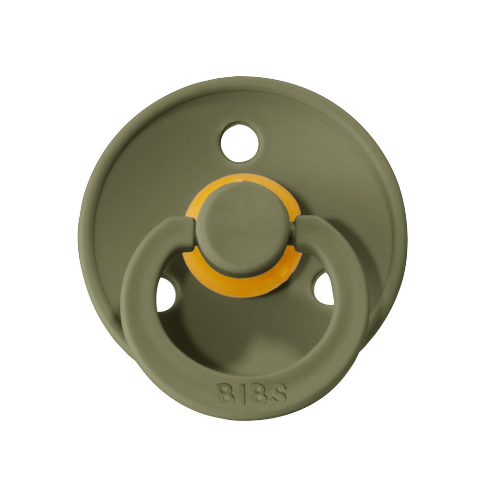 Bibs Colour Pacifier Size 1 - Baby  0-6M (1pc) - Olive