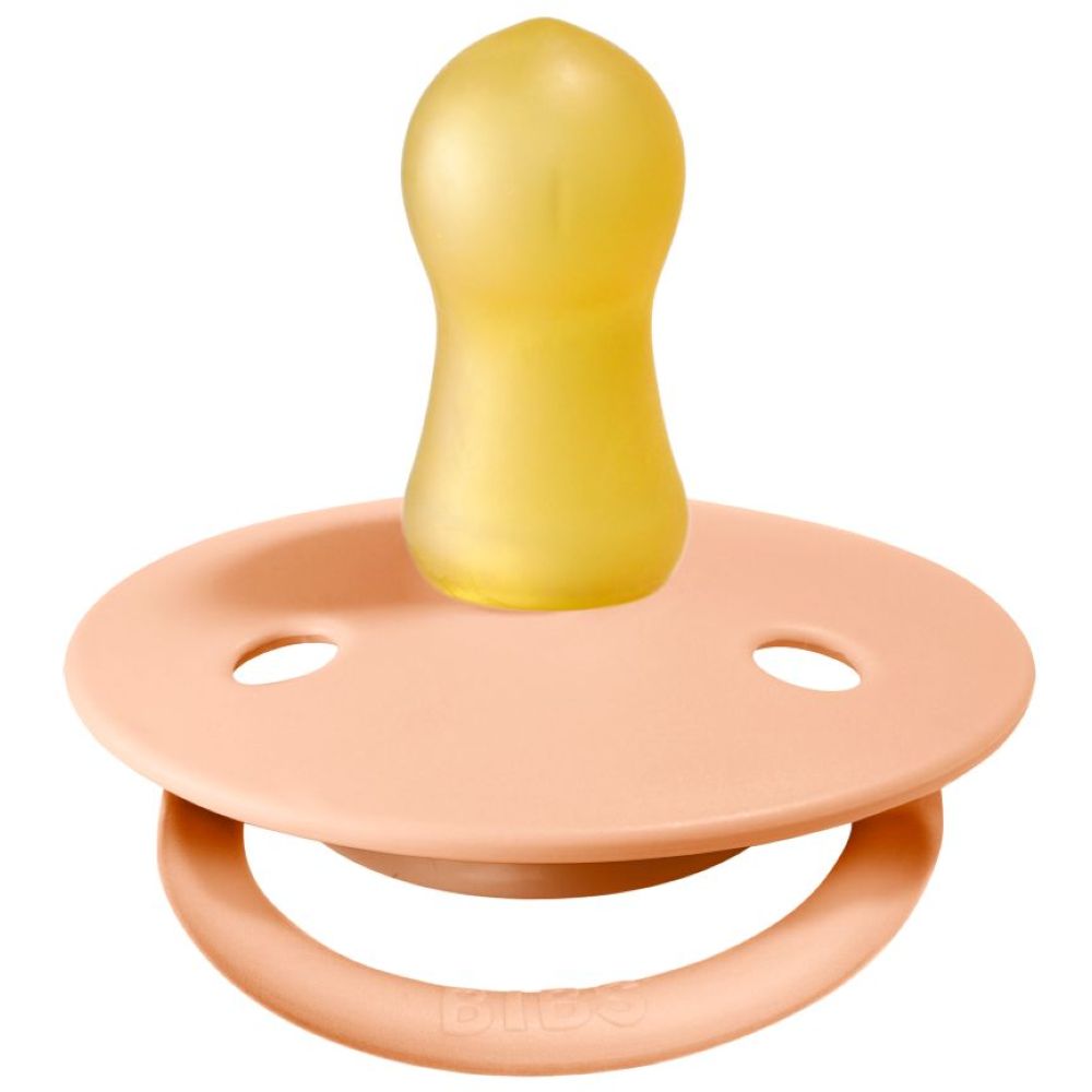 Bibs Pacifier DeLux (Latex) Size 1 - Baby 0-6 Months 1pc - Peach Sunset