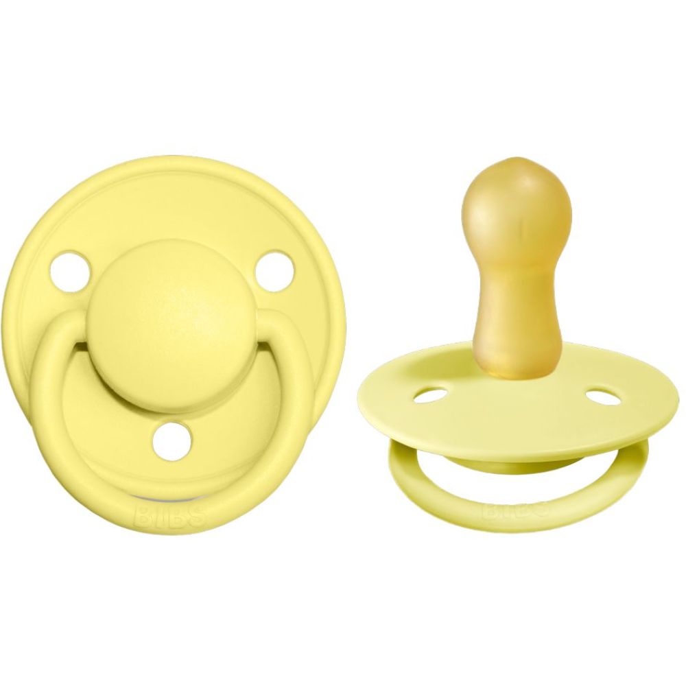 Bibs Pacifier DeLux (Latex) Sz 2 - Toddler (+6M) 1pc  - Sunshine