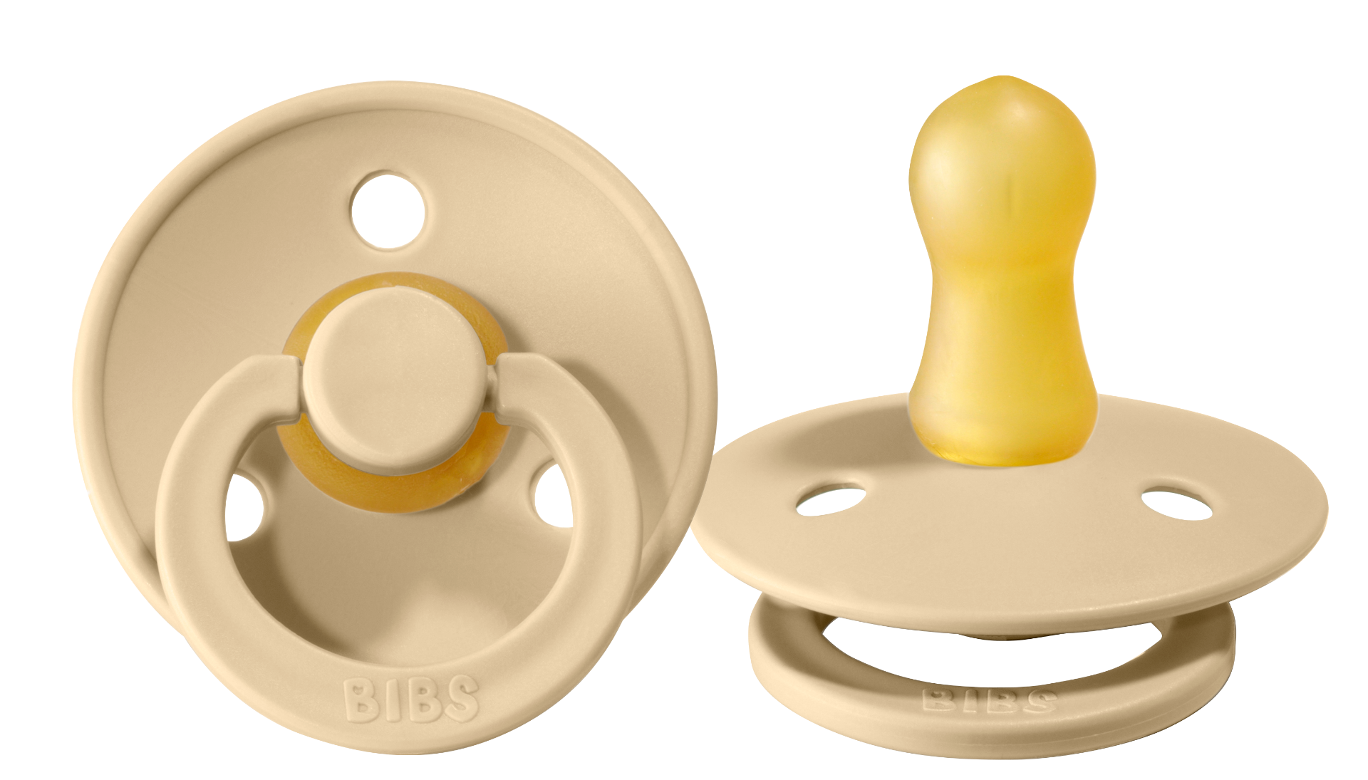 Bibs Pacifier Size 1 - Baby 0-6M (1pc) - Beige