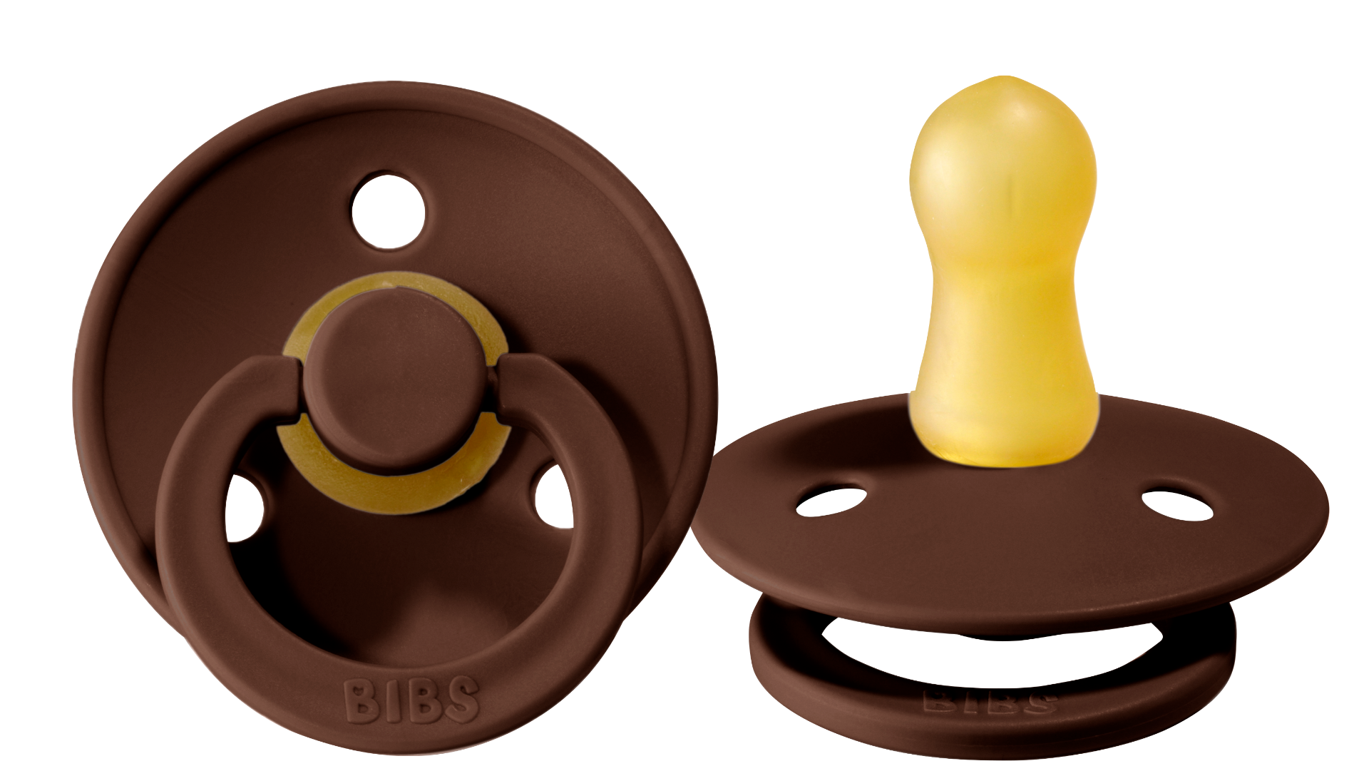 Bibs Pacifier Size 1 - Baby 0-6M (1pc) - Mocha