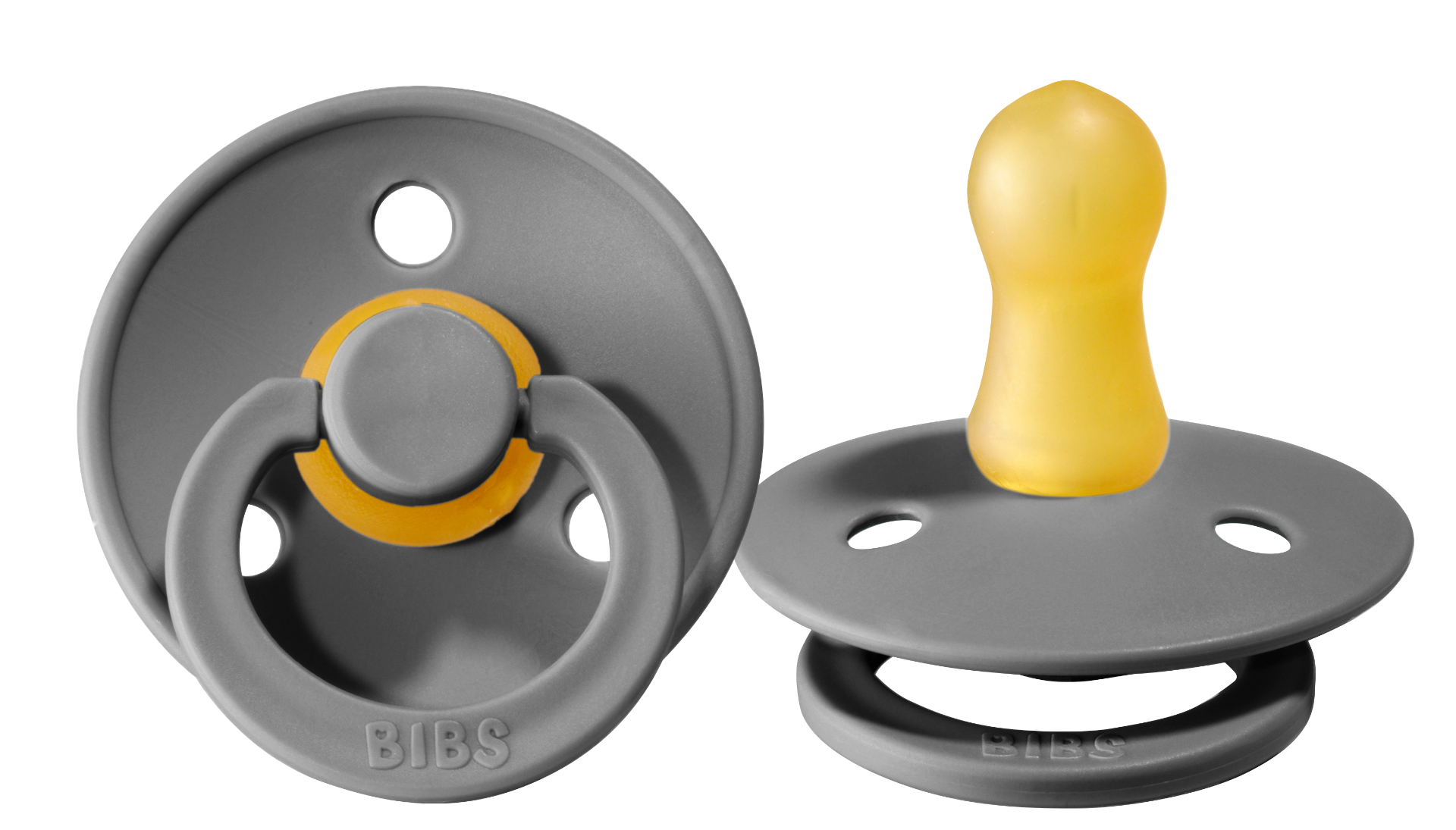 Bibs Pacifier Size 1 - Baby 0-6M (1pc) - Smoke