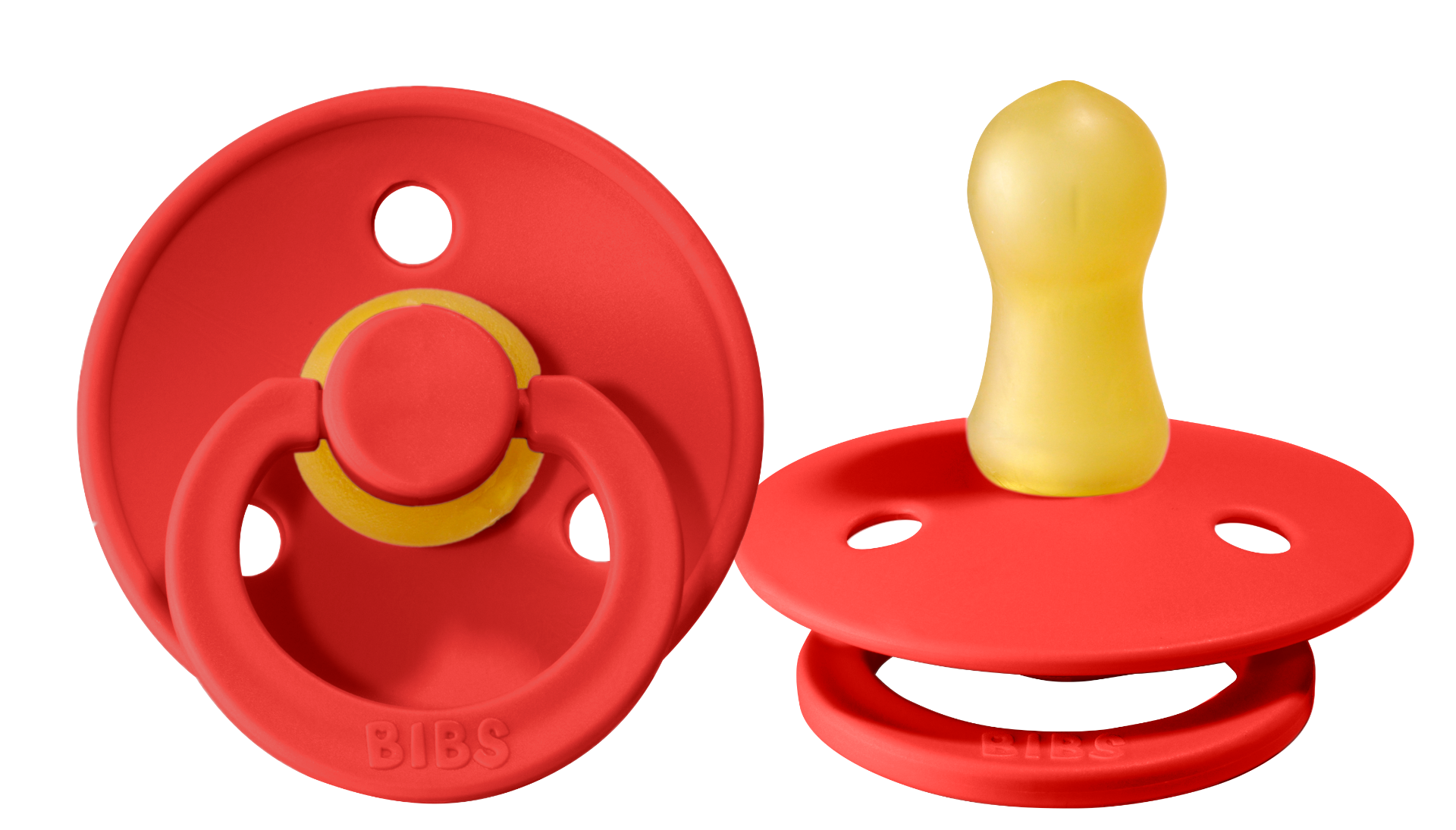 Bibs Pacifier Size 1 - Baby 0-6M (1pc) - Strawberry