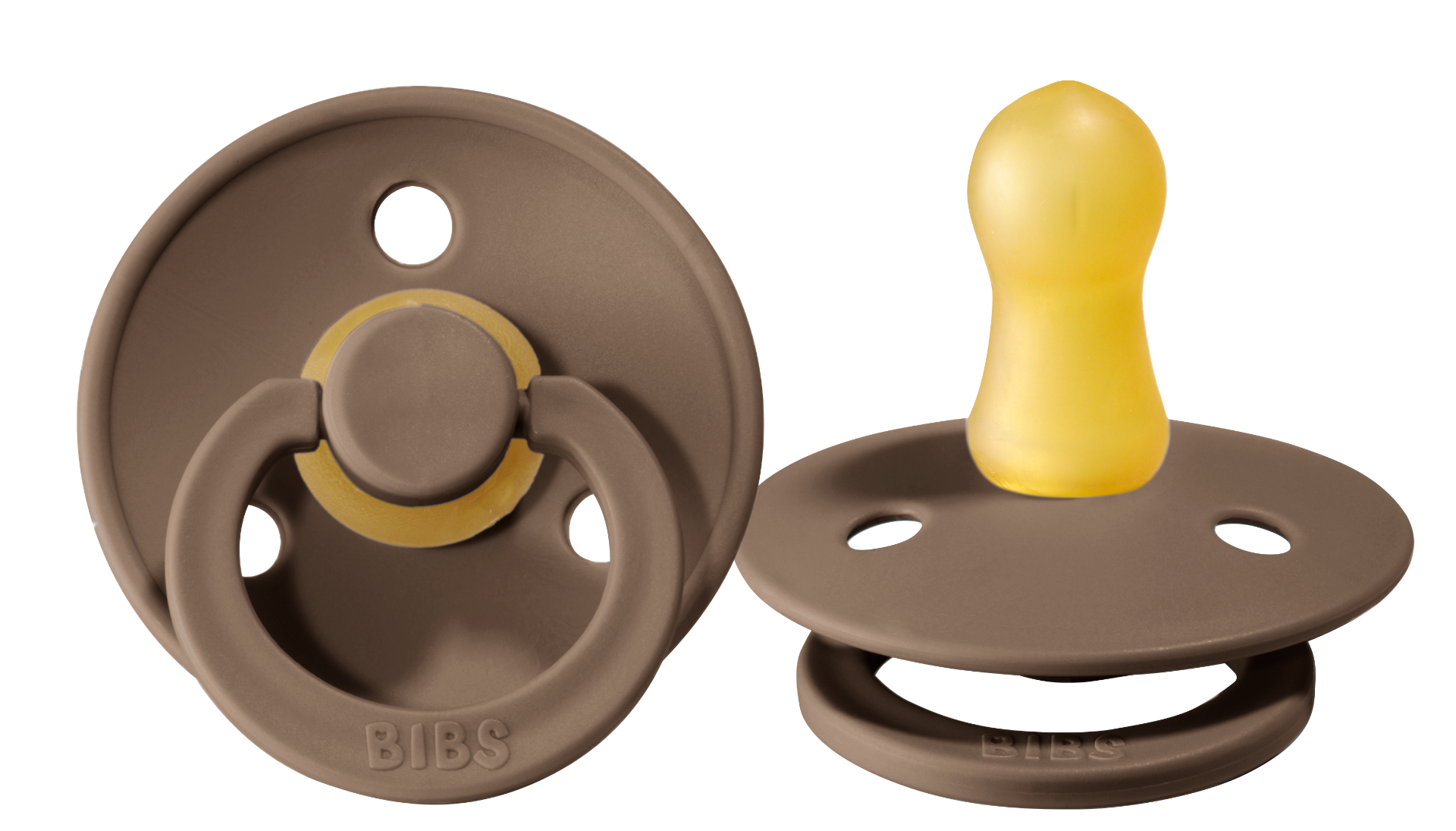 Bibs Pacifier Size 1 - Baby 0-6M (1pc) - Dark Oak