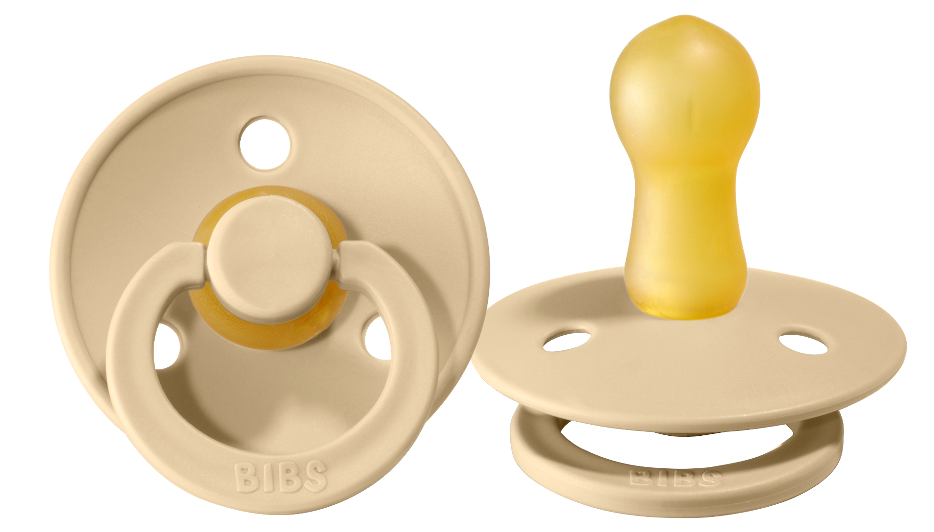 Bibs Pacifier Size 2 - Toddler 6-18M (1pc) - Beige