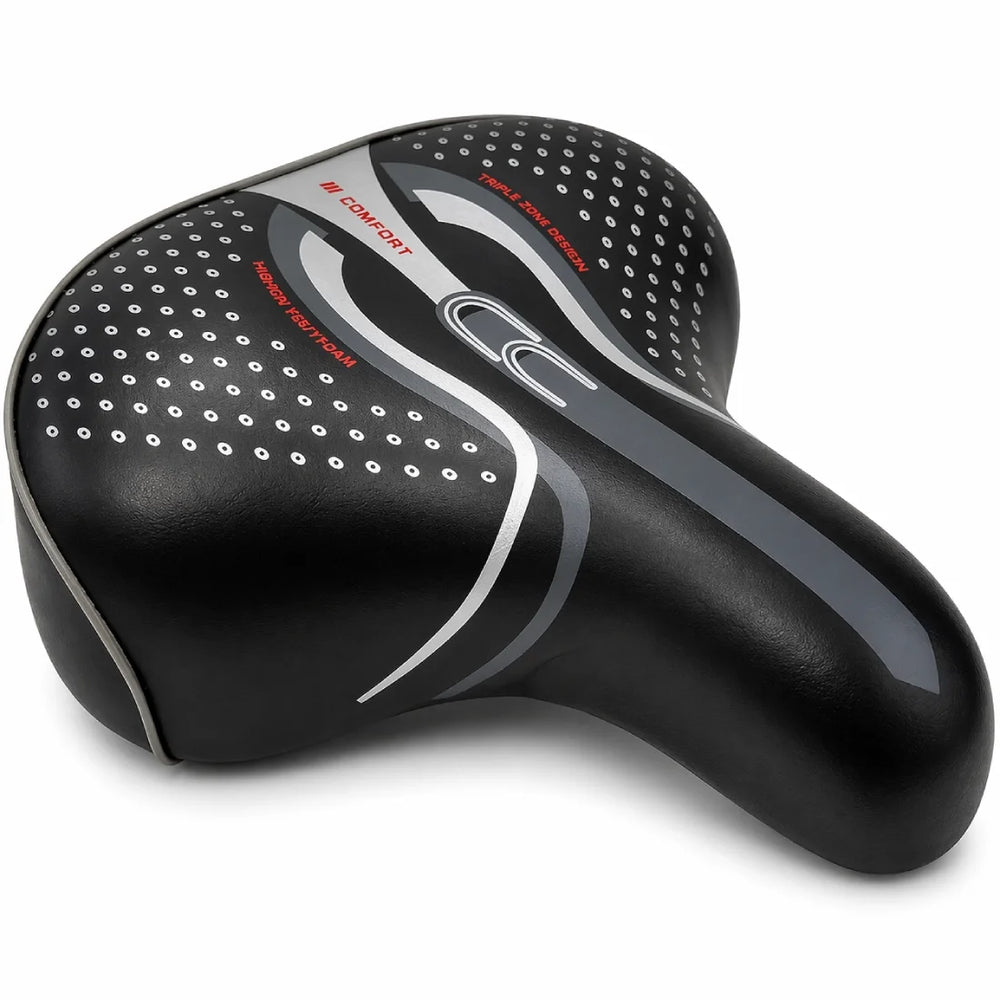 Bicycle Seat Wide Comfort Saddle Universal Fit Bike Seat