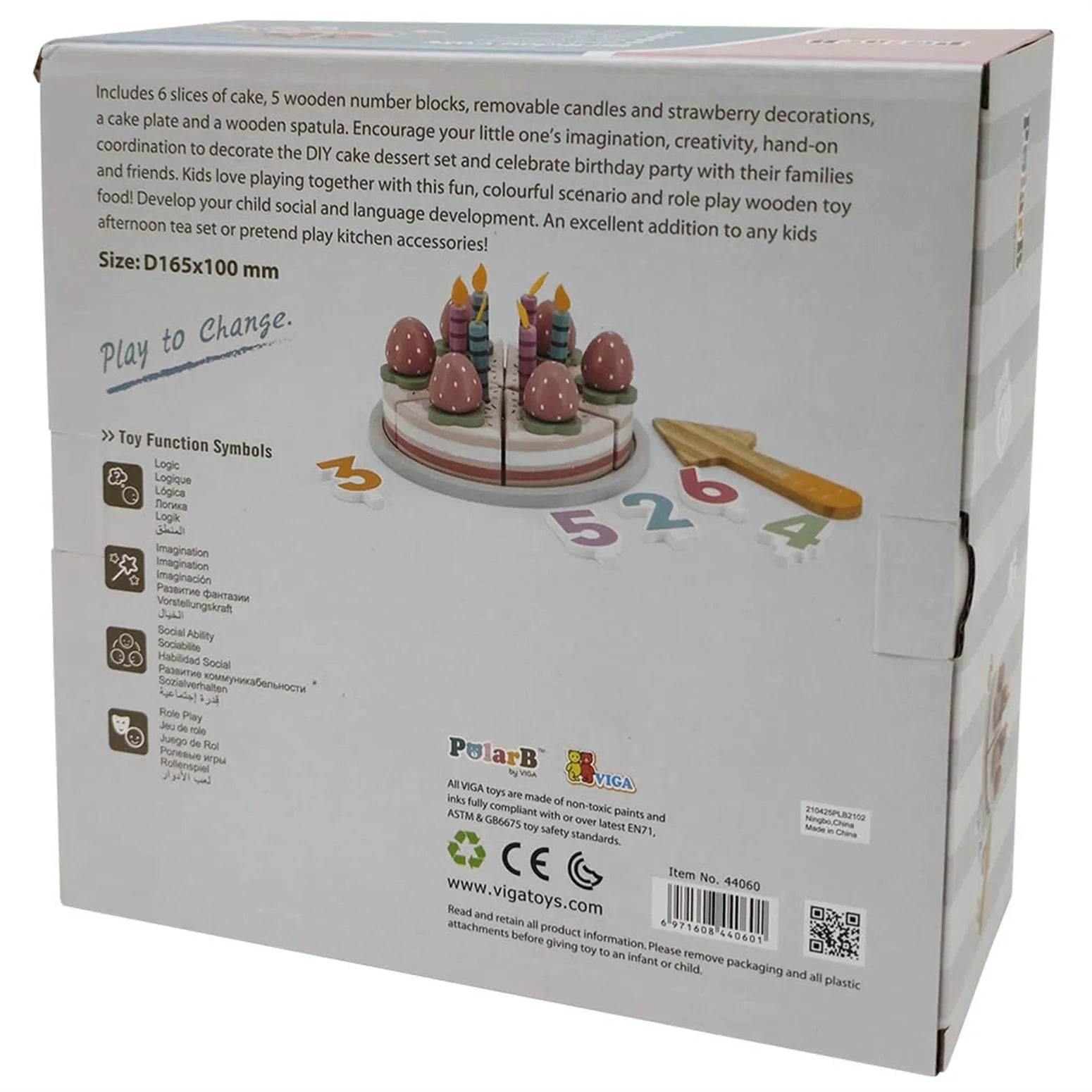 Birthday Cake wooden