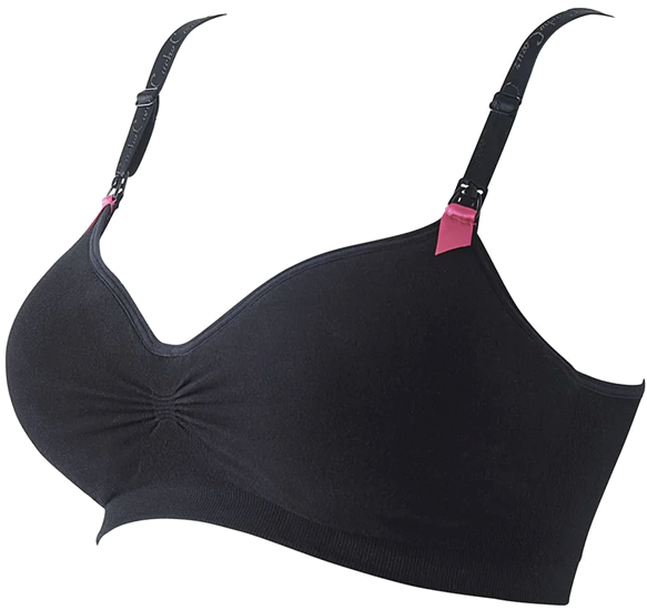 Curve Seamless Nursing Bra M Black