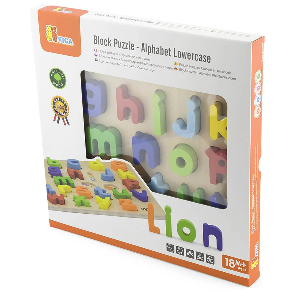 Block Puzzle - Alphabet Lowercase