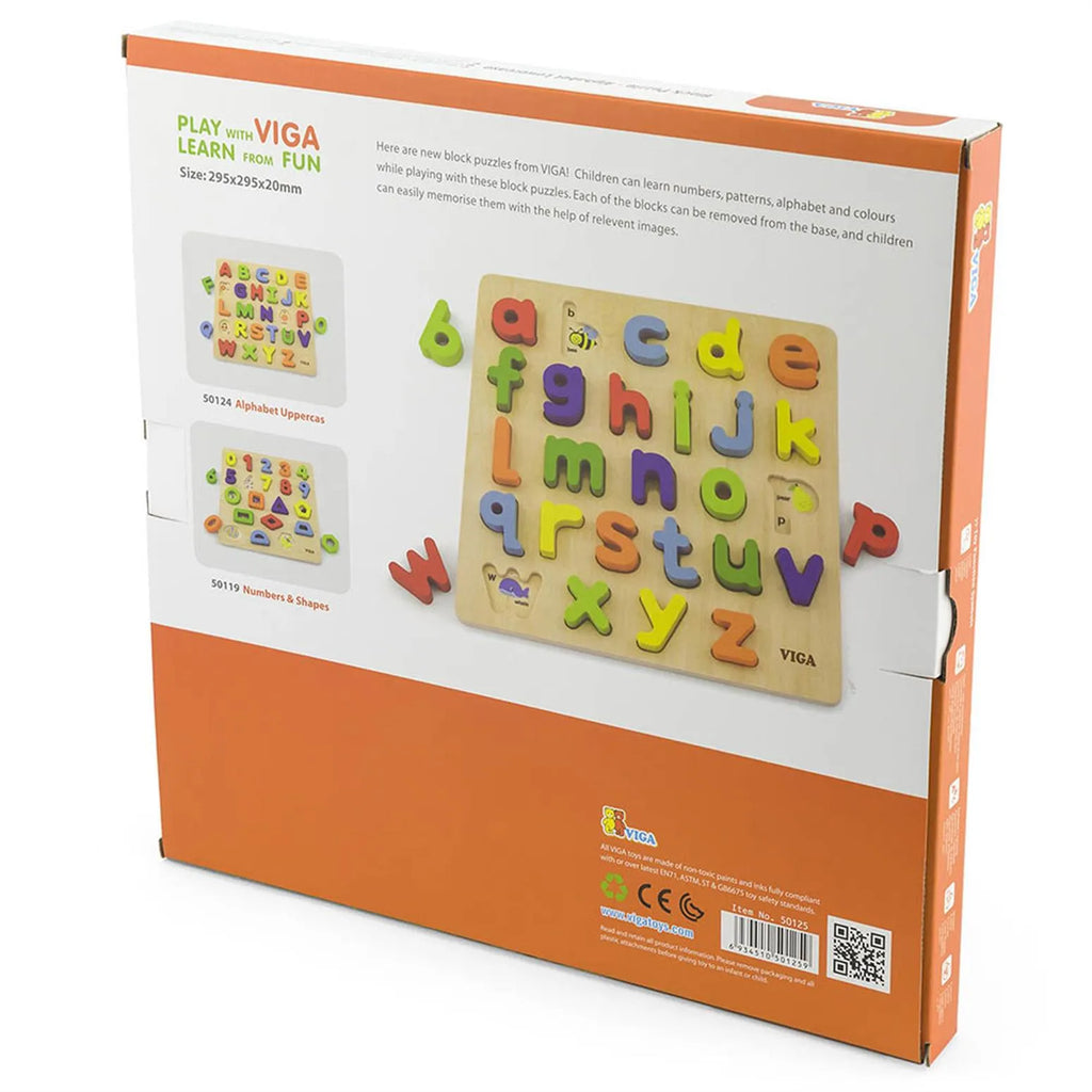 Block Puzzle - Alphabet Lowercase