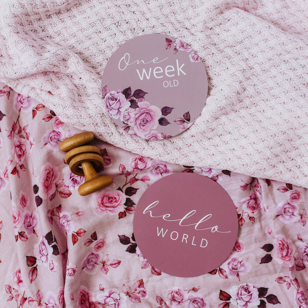 Blossom and Dusk Reversible Milestone Cards