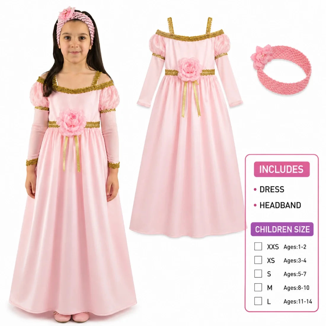 Blue Princess Costume for Kids
