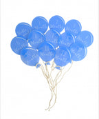 Blue Acrylic Balloons Milestone Set