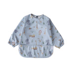 Blue Safari Smock Bib (1-3 years)