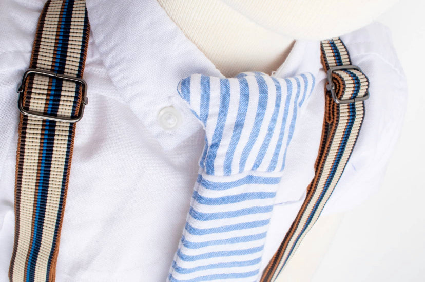Baby Tasty Teething Tie - Stripes