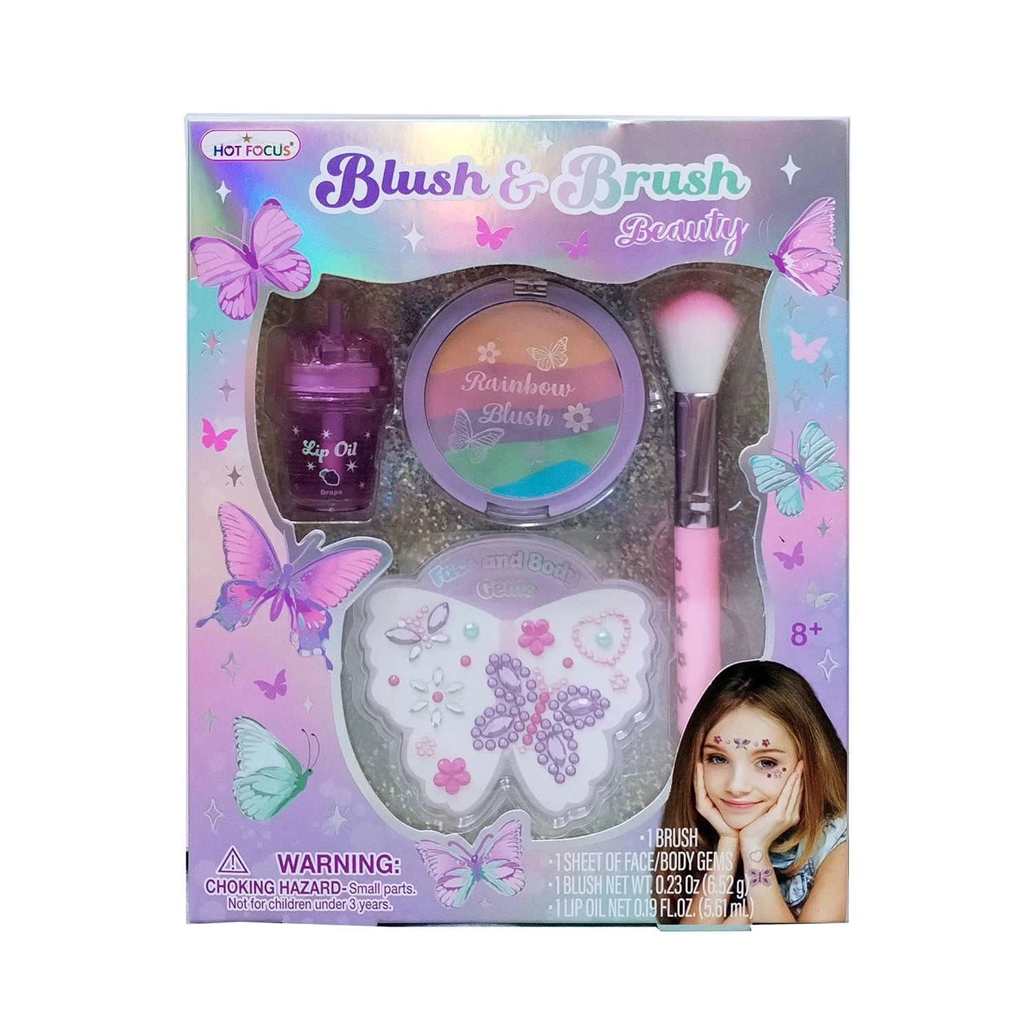 Blush & Brush Beauty Set for Kids