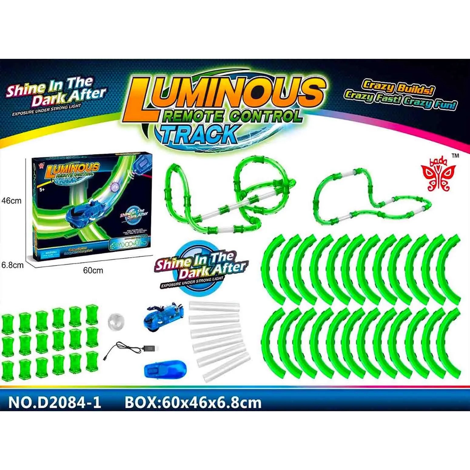 B/O Railway Train With Light/52PCS