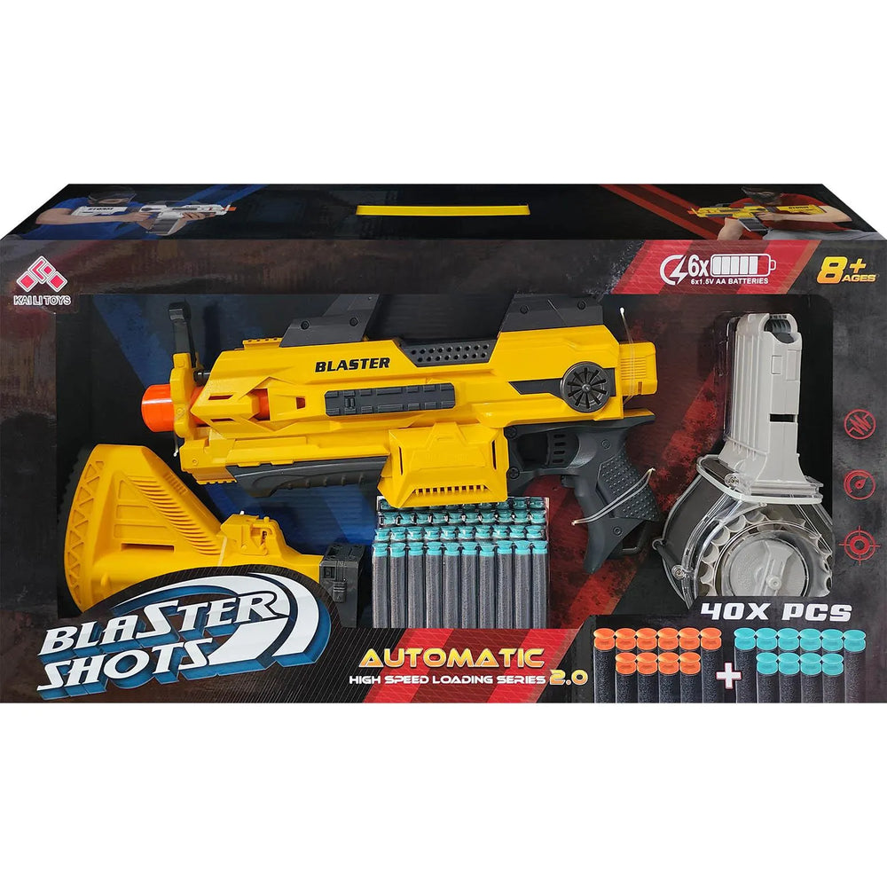Kids Electric Soft Bullet Gun 1 Piece Action Toy