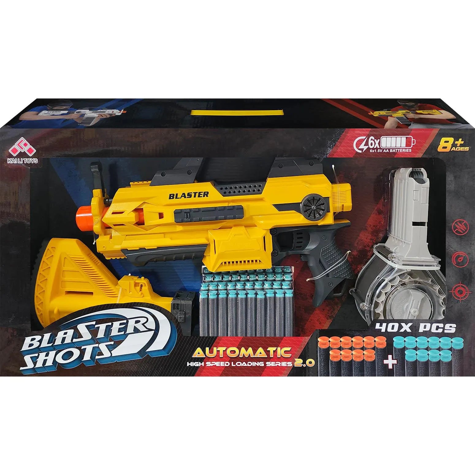 Kids Electric Soft Bullet Gun 1 Piece Action Toy