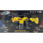 Kids Electric Soft Bullet Gun 1 Piece Action Toy