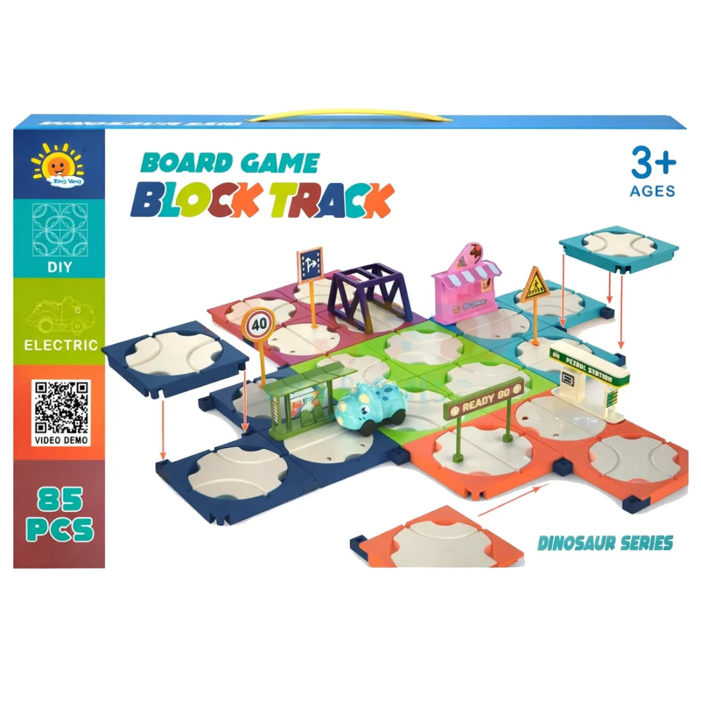 Board Game Blocks Track - 85 Pieces