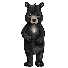 Bono the Black Bear Wall Sticker